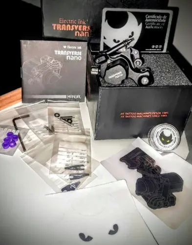 Máquina de Tatuagem Transverse Nano + Fonte PS Mini