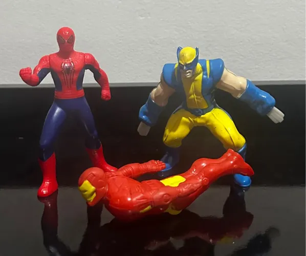 Bonecos Marvel  Mc donald?s- Trio de Heróis