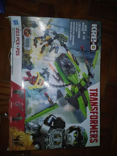 Brinquedo tipo Lego - Kre-o Transformers Ofensiva Aérea brinquedo de montar