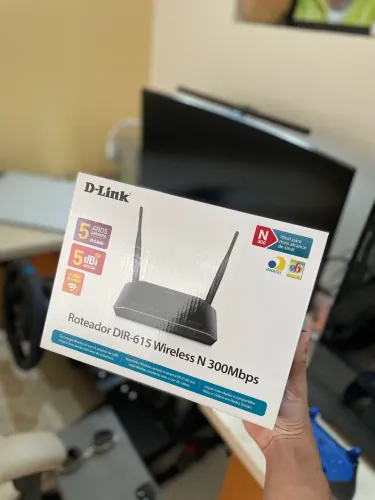 Roteador e repetidor Wi-Fi d link 
