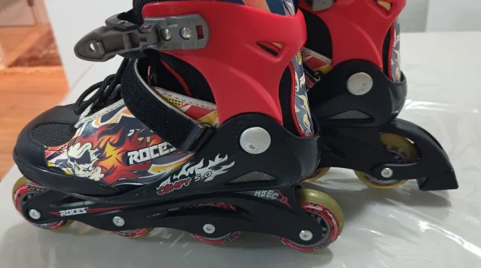 Patins Inline Roces Comfy 5.0 menino ajustável do 38 ao 41 impecável!!!