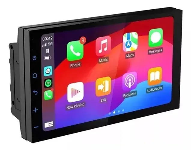 Multimídia Mp5 Android Apple Carplay 64Gb Tela 7 Polegadas