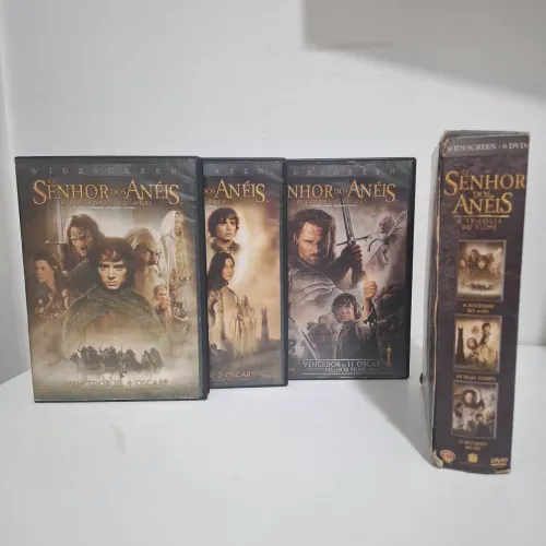 O Senhor dos Anéis trilogia em DVD