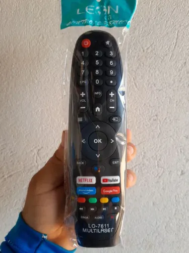 Controle Remoto Multilaser LO-7611 para TV