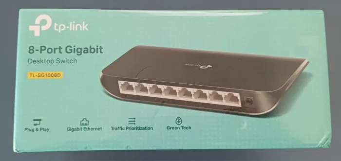 HUB SWITCH TP LINK  08P LS1008D 10/100/1000 MBPS