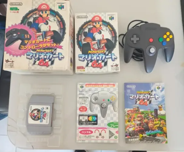 SUPER MARIO 64 BUNDLE COM CONTROLE CIB - ÓTIMO ESTADO