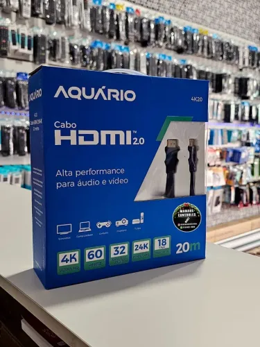 Cabo HDMI 20 METROS. (Alta performance 2.0 )