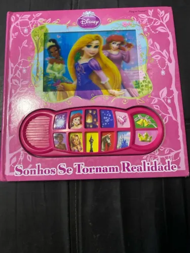Livro Infantil Disney Princesas 'Sonhos Se Tornam Realidade'