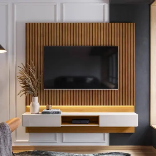 Painel Ripado 3d Paris Lukaliam 180cm (Novo Direto da Fábrica)