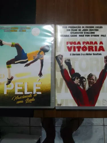 DVDs do Rei Pelé: Fuga para a Vitória e Pelé: O nascimento de uma lenda!