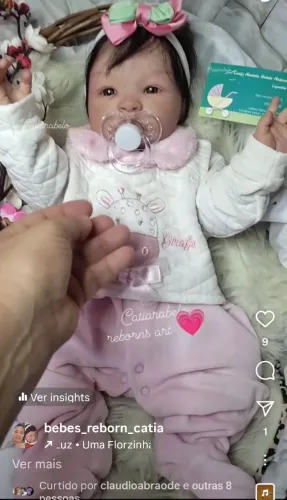 Promoção imperdível Bebê Reborn mamã e faz xixi pronta entrega