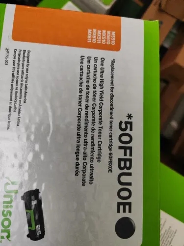 Toner Lexmark 50fbu0e. Original