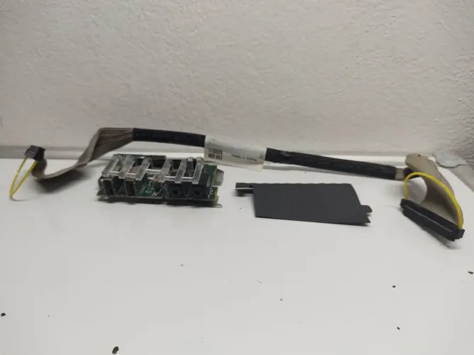 Reposição original Dell - painel frontal + cabo flat OptiPlex 740 - estado impecável