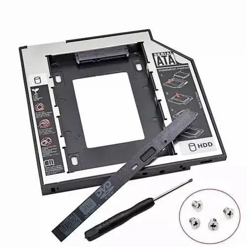 Adaptador Caddy Notebook 9.5mm e 12.7mm