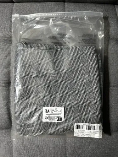 Calça de alfaiataria masculina slim xadrez príncipe de Gales TAMANHO P (Veste 36-38)