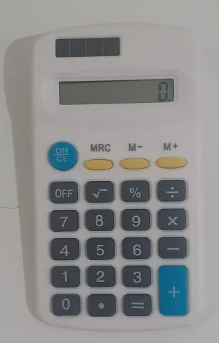 Calculadora portátil 8 dígitos.