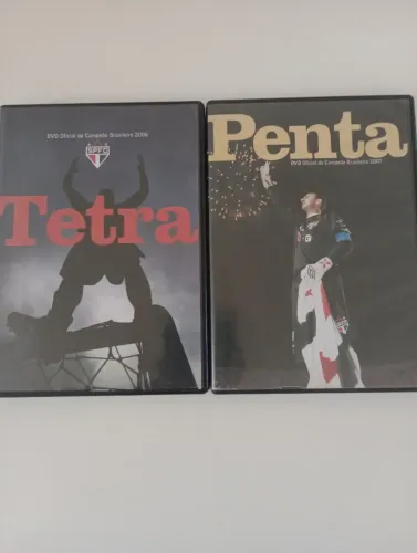 DVDs São Paulo Campeão Brasileiro 2006 e 2007