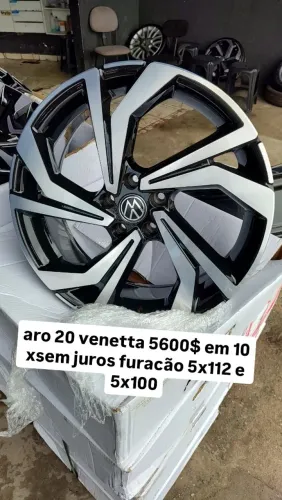 aro 20 venetta 5x112 em 10 xsem juros 
