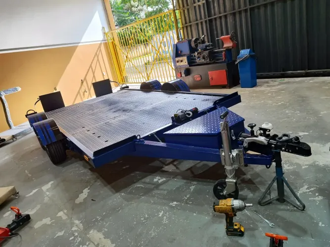 Pronta entrega Plataforma Guincho Basculante Completa 