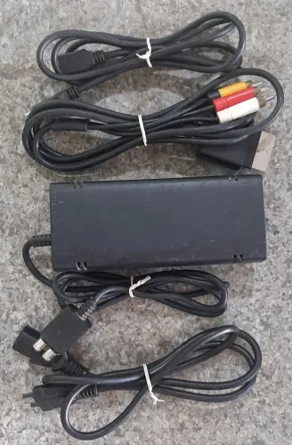 Kit xbox 360 slim, Fonte e Cabos Xbox Original