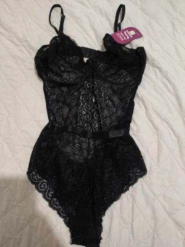 Body de renda preto