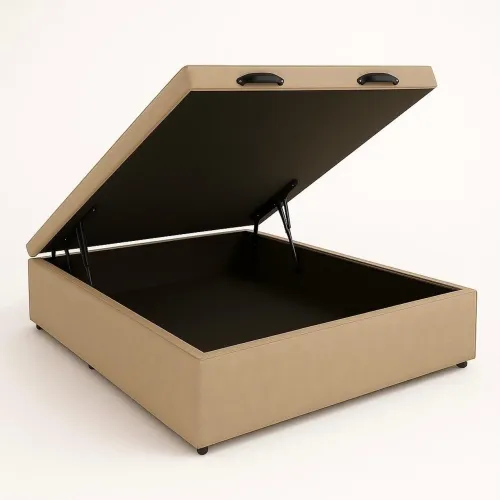 Cama Base Box Baú - Casal Padrão