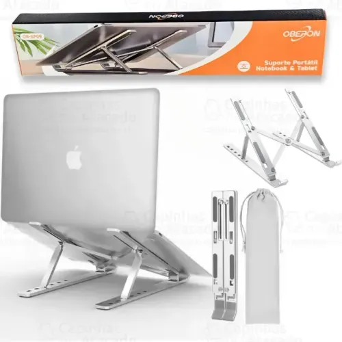 Suporte para Notebook de Metal Portátil 
