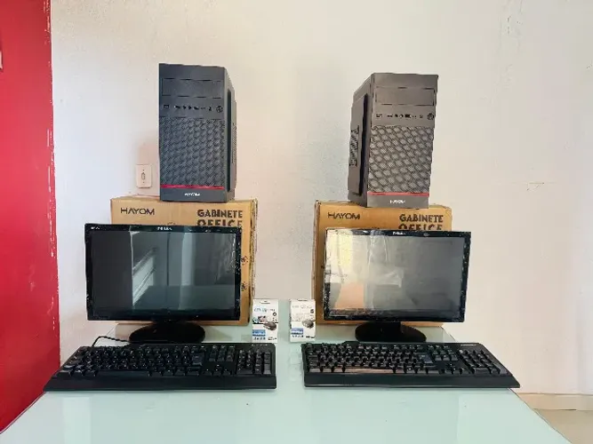 Computador Completo seminovo, rapido e barato, i3, 16gb, ssd 120gb, monitor, wifi, som