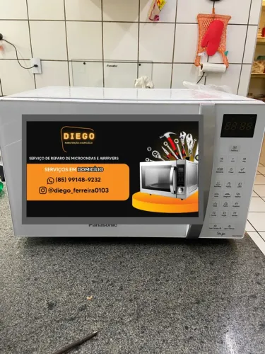 Reparo de microondas e airfryer