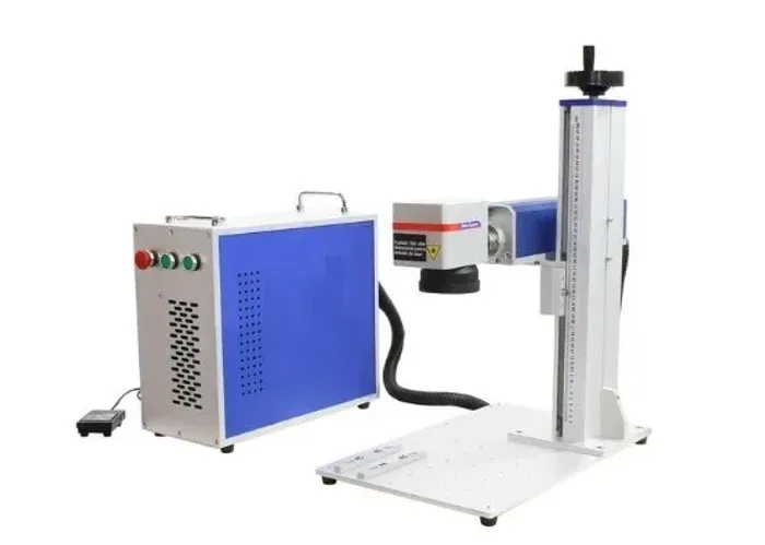 Máquina de Gravação Laser Metais Fiber 20w +1200 medalhas metal p/ identificação de pets.