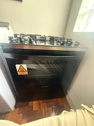 Lindo Fogão Brastemp 05 bocas, mesa de vidro! 