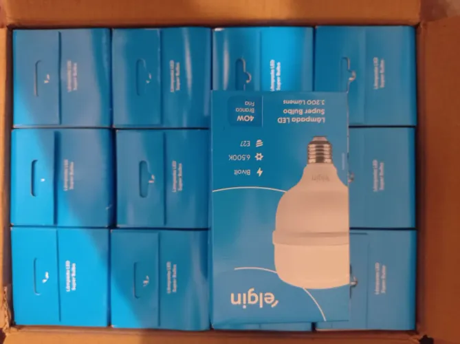 12 Lâmpadas de led 40w Elgin