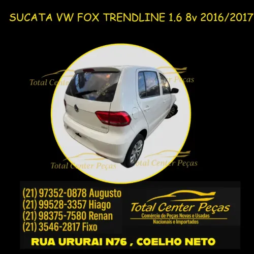 JOGO DE RODA SUCATA VW FOX TRENDLINE 1.6 8v 