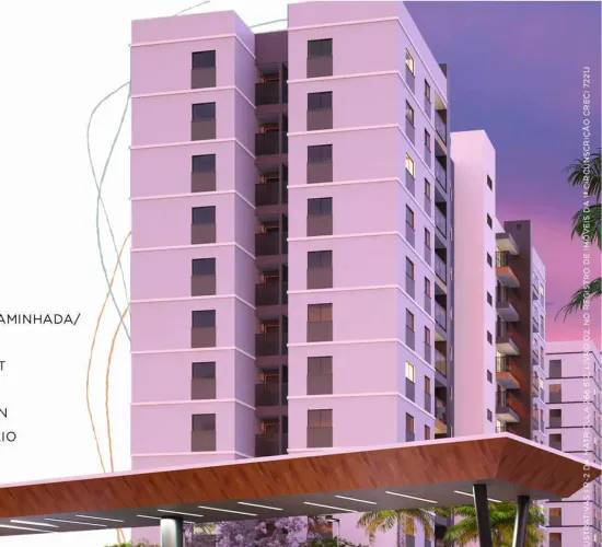 Apartamento para Venda em Campo Grande, Vivendas do Parque, 3 dormitórios, 1 suíte, 2 banh