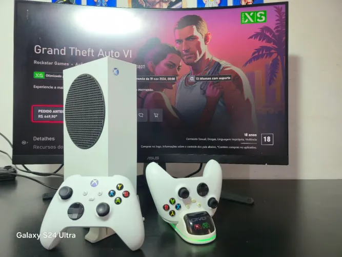 XBOX SERIES S COM 2 CONTROLES 