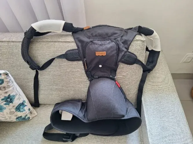 Canguru Para Bebê Fisher Price Hipseat Ergonômico 0+ Meses Preto