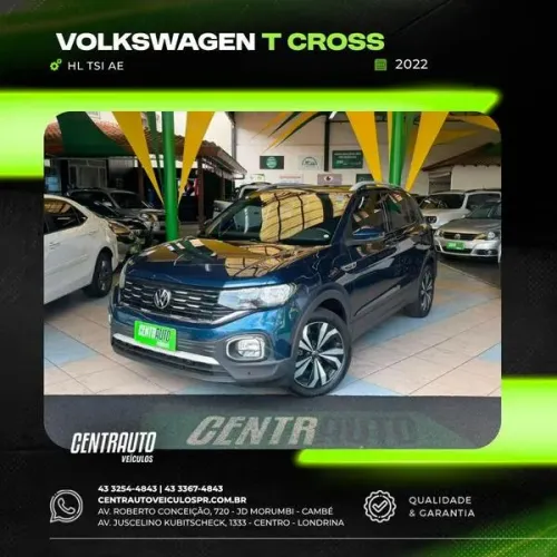 Volkswagen T-Cross Highline 1.4 TSI Flex 16V 5P AUT 2022