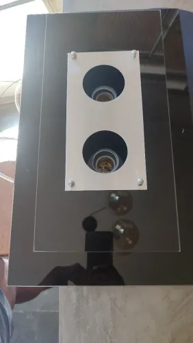Vendo luminária pendente duas lâmpadas 