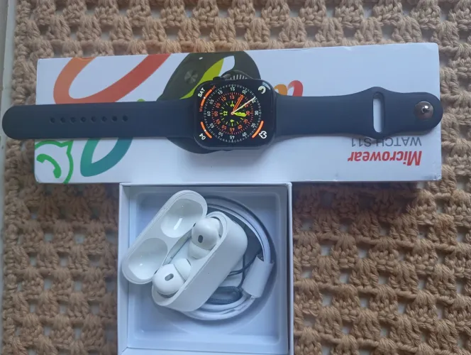 Fone Airpods 3 + smartwatch (responde whatsapp)