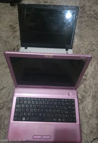 2 notebooks sucata para retirada de pecas