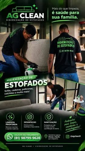 Higienização de estofados