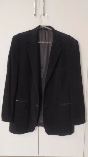 Blazer Preto da Vila Romana de veludo tam50