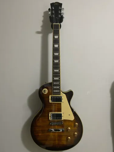 Guitarra Sx Lp Serie Les Paul Ef3d Desert Sunburst
