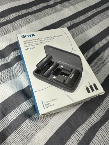 Microfone de lapela Boya Link