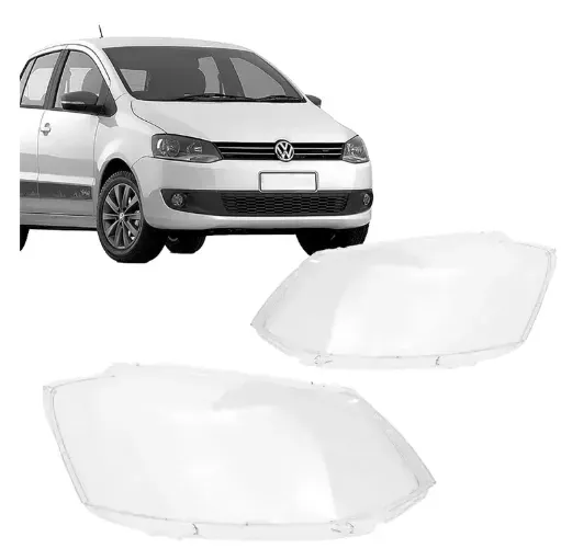 Lente Do Farol Direito (l/d) Ford Fox (2010 A 2014)