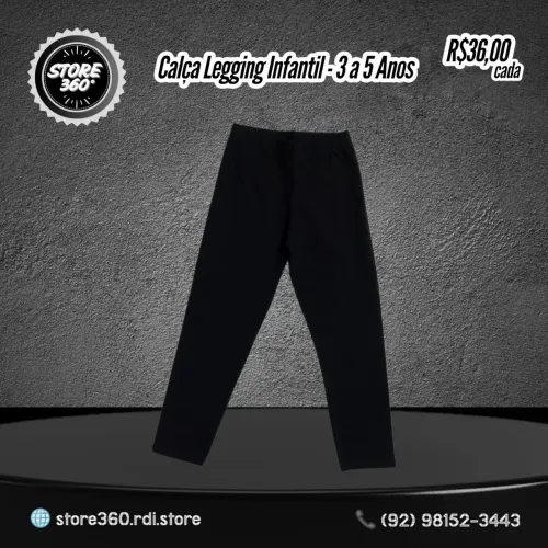 Calça Legging Infantil - 3 a 5 Anos