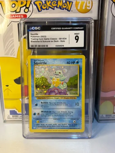 Squirtle (001/034l Graduada CGC 9