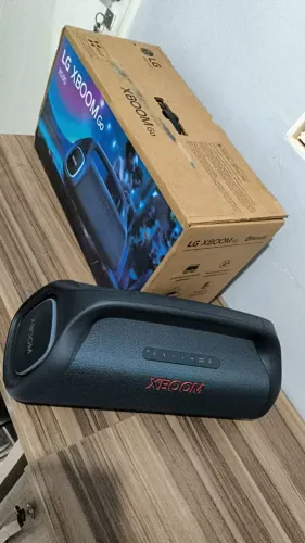 Caixa de Som Bluetooth LG XBOOM Go XG9S 120W IP67 À Prova d'Água seminova com nota fiscal