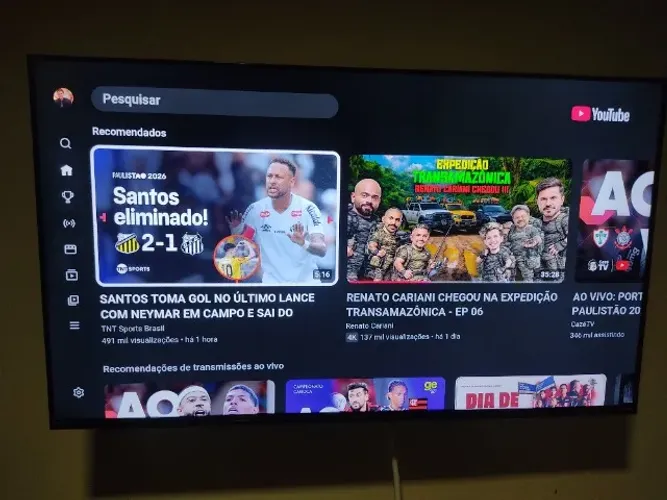 Smart Tv 50" LED 4K Roku Tv- Estado de Novo