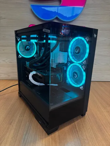 PC Gamer | Ryzen 5700X + WC | Asus Prime RTX 5060 | 32GB DDR4 | SSD 1TB | Wi-Fi | Garantia